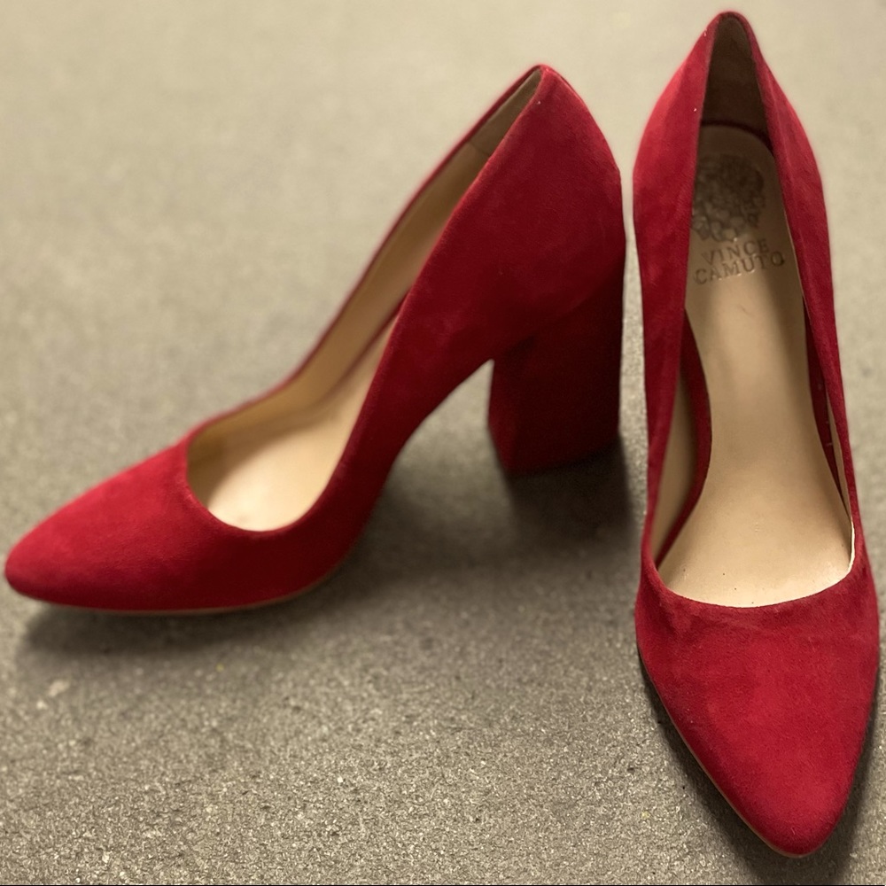 Vince Camuto Red High Heels woman’s size 10